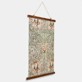 William Morris's beroemde Honeysuckle patroon Hangend Wandkleed (Gebogen)