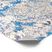 William Morris's beroemde Honeysuckle patroon Poster (Hoek)