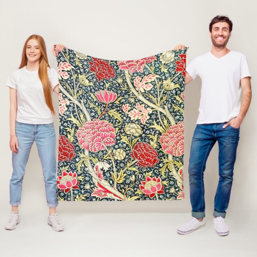 William Morris's beroemde patroon van Cray Fleece Deken (In situ)