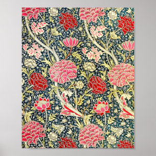 William Morris's beroemde patroon van Cray Poster