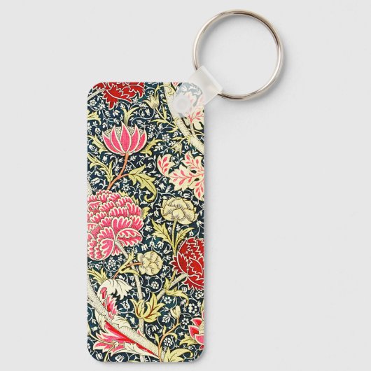 William Morris's beroemde patroon van Cray Sleutelhanger (Achterkant)
