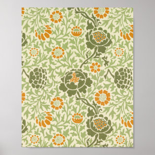 William Morris's beroemde patroon van Daisy Poster