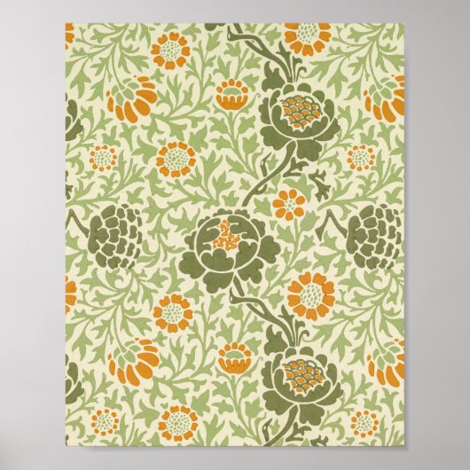 William Morris's beroemde patroon van Daisy Poster (Voorkant)