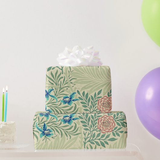 William Morris's beroemde patroon van Larkspur Cadeaupapier (Feestgeschenken)