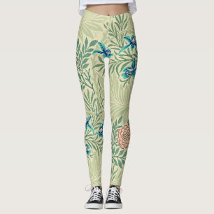 William Morris's beroemde patroon van Larkspur Leggings