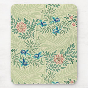 William Morris's beroemde patroon van Larkspur Muismat