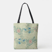 William Morris's beroemde patroon van Larkspur Tote Bag (Achterkant)