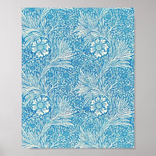 William Morris's beroemde patroon van Marigold Poster (Voorkant)