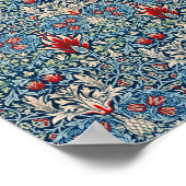 William Morris's beroemde patroon van Snakeshead Poster (Hoek)