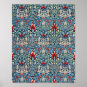 William Morris's beroemde patroon van Snakeshead Poster (Voorkant)