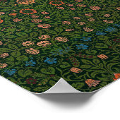William Morris's beroemde patroon van Tulip Poster (Hoek)
