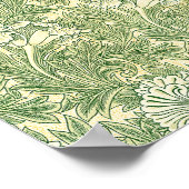 William Morris's beroemde patroon van Tulip Poster (Hoek)