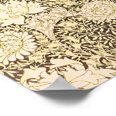 William Morris's chrysanthemumpatroon Poster (Hoek)