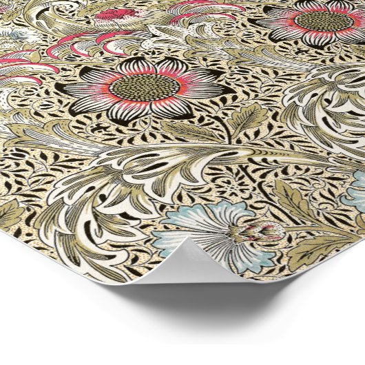 William Morris's Corncockle Poster (Hoek)