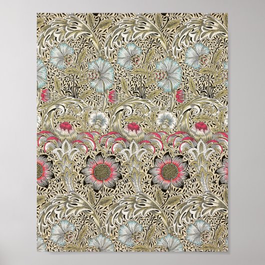 William Morris's Corncockle Poster (Voorkant)