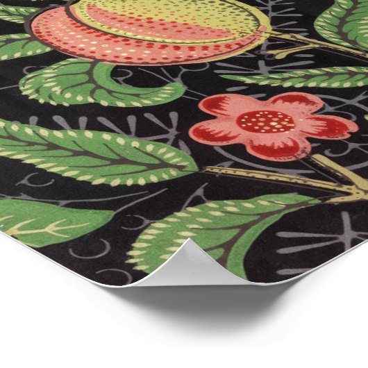 William Morris's fruitpatroon (1862) Poster (Hoek)