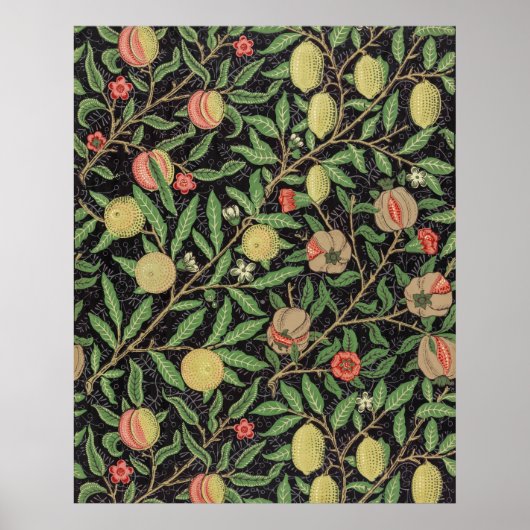 William Morris's fruitpatroon (1862) Poster (Voorkant)