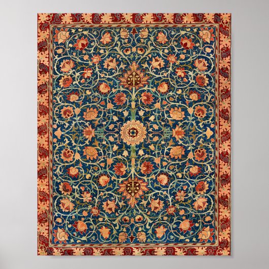 William Morris's Holland Park Carpet Poster (Voorkant)