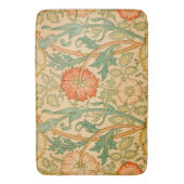 William Morris's roze en Roos beroemde patroon Badmat (Voorkant Verticaal)