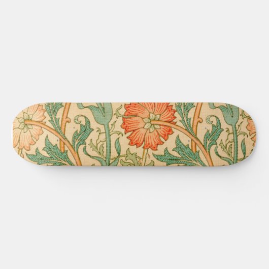 William Morris's roze en Roos beroemde patroon Persoonlijk Skateboard (Horizontaal)
