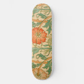 William Morris's roze en Roos beroemde patroon Persoonlijk Skateboard (Voorkant)