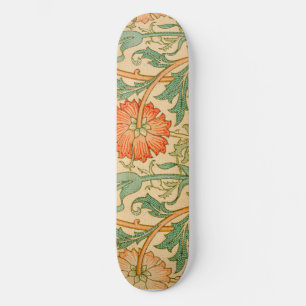 William Morris's roze en Roos beroemde patroon Persoonlijk Skateboard