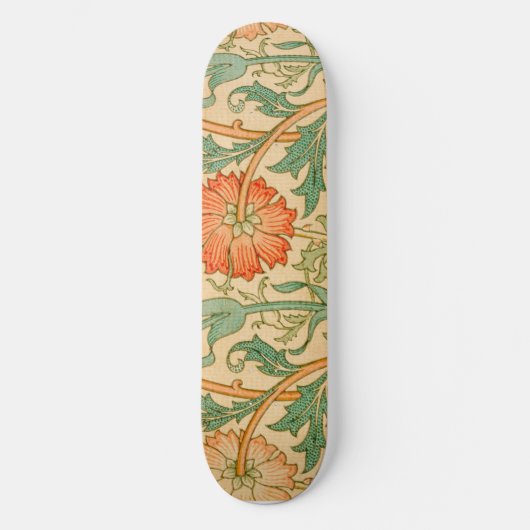 William Morris's roze en Roos beroemde patroon Persoonlijk Skateboard (Voorkant)