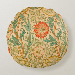William Morris's roze en Roos beroemde patroon Rond Kussen