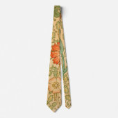 William Morris's roze en Roos beroemde patroon Stropdas (Voorkant)