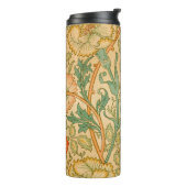 William Morris's roze en Roos beroemde patroon Thermosbeker (Gedraaid links)