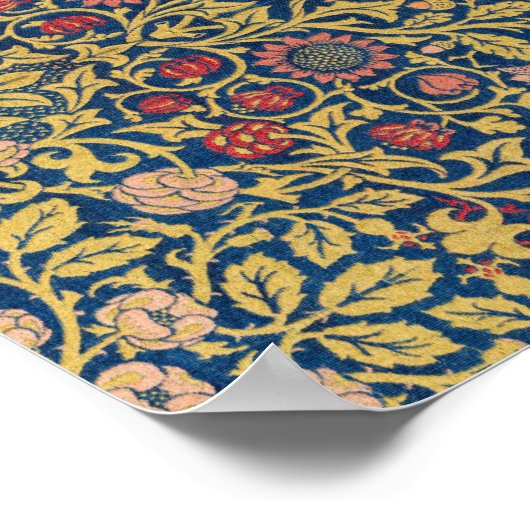William Morris's Violet and Columbine beroemd Poster (Hoek)
