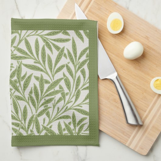 William Morris's Willow Pattern Keuken Handdoeken (Quarter Fold)