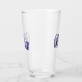 William Naam In Blauwe Glans, Glas (Links)