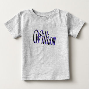 William Naam In Blauwe Glitters