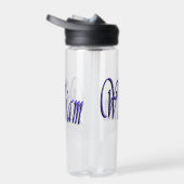 William naam in Blue Sparkle, Waterfles (Rechts)