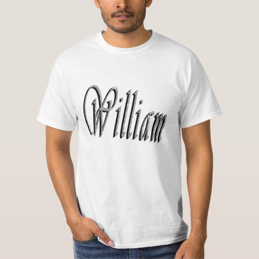 William naam, t-shirt (Voorkant)