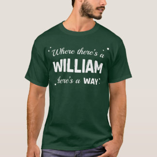 William naam zeggend ontwerp voor trotse Williams T-shirt