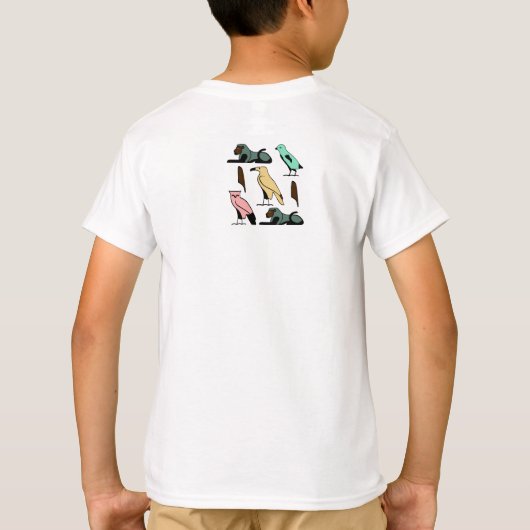 William Name in Hieroglyphs symbolen van het oude  T-shirt (Achterkant)