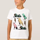 William Name in Hieroglyphs symbolen van het oude T-shirt (Voorkant)