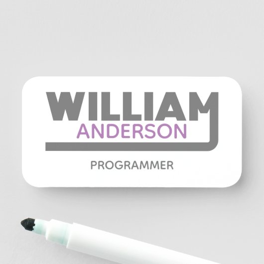 William Name Tag (In situ)