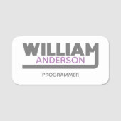 William Name Tag (Voorkant)