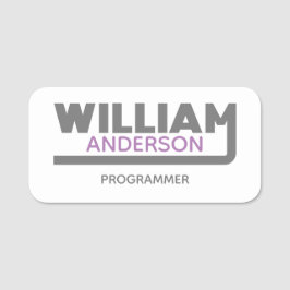 William Name Tag