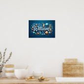William Ocean Nursery Onderwater Zee Dieren Poster (Keuken)