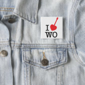 William Ocean Vierkante Button 5,1 Cm (In situ)