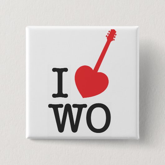 William Ocean Vierkante Button 5,1 Cm (Voorkant)