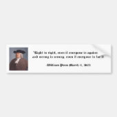 William Penn Bumpersticker (Voorkant)