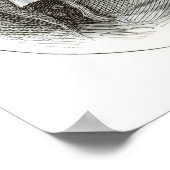 William Penn gegraveerd door Josiah Wood Whymper Poster (Hoek)