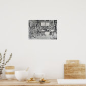 William Penn in Conferentie met de kolonisten Poster (Keuken)