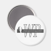 William Penn Quote Magnet (Voorkant / Achterkant)