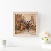 William Penn "right is right" wandklok (Huis)